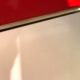 Barber mirror 30 x 24 chrome with vintage chain 1960 60