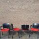 Set of four office chairs by Foscher for Sitform 1970
