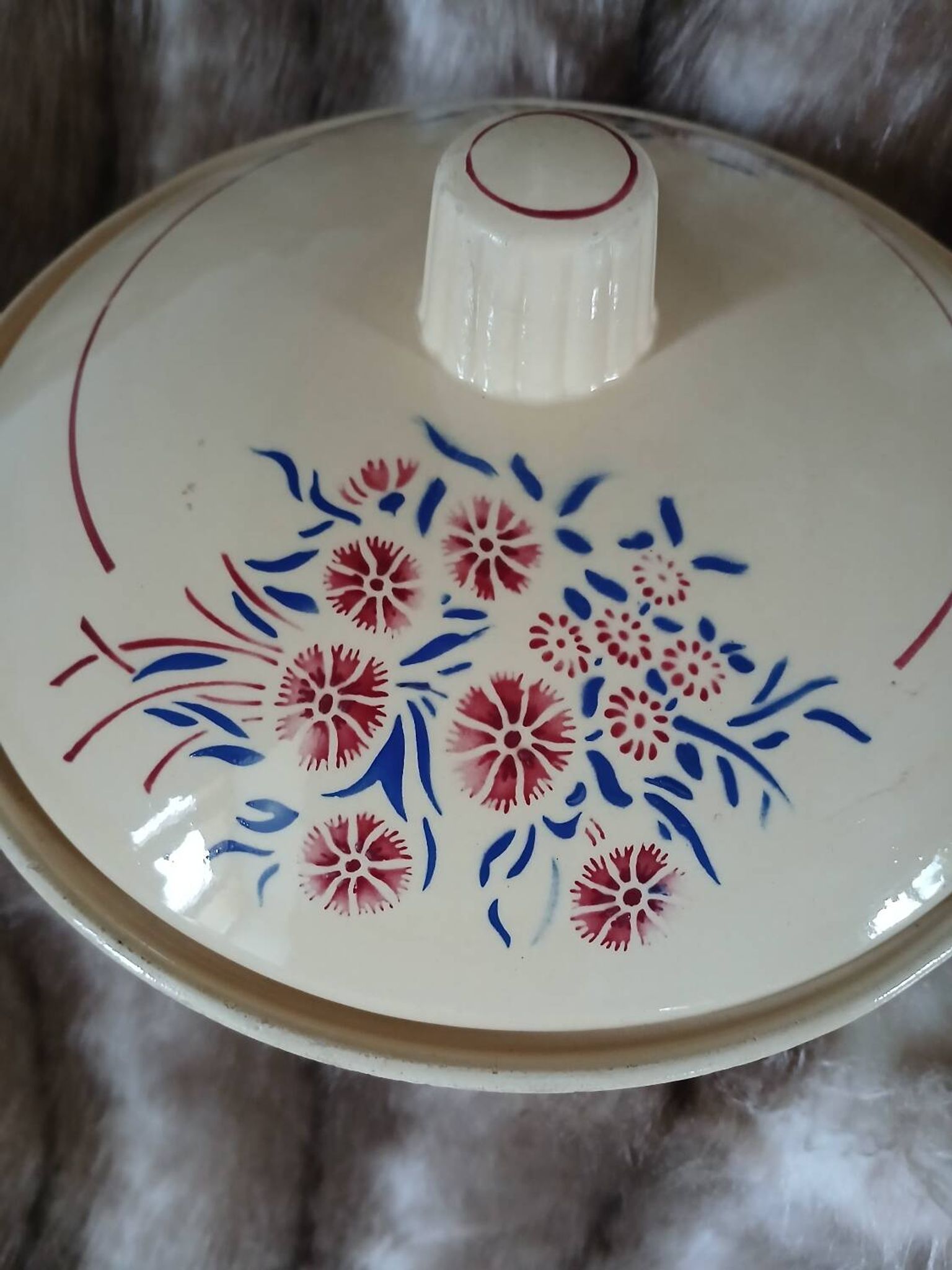 Soupière ancienne "Francine " de Badonviller