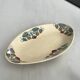 Ravier ironstone Longchamp model Rita - oval dish antique earthenware