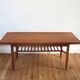 Table basse relevable "elevator" scandinave teck Tingstroms