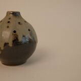 Vase en grès pique fleur vintage