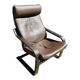 Fauteuil lounge poäng vintage ikéa 1999 cuir