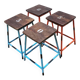 Suite de 4 tabourets d'écolier