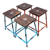Set of 4 school stools