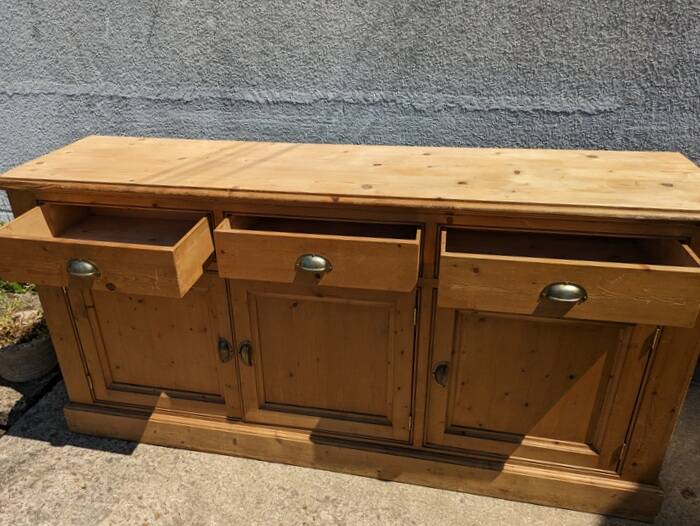 Pine sideboard, sideboard