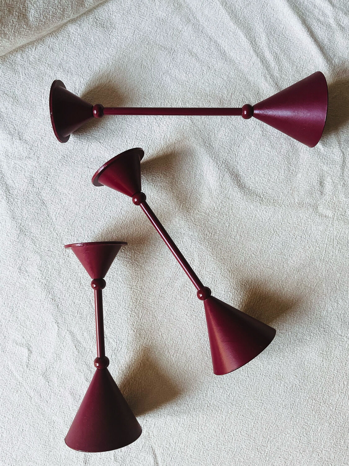 Set of 3 candle holders