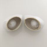 Pair of bird egg cups