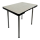 Table extensible en Formica blanche
