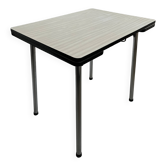 Table extensible en Formica blanche