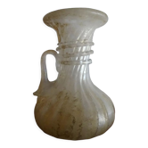 Vase a anse miniature Scavo Seguso Vetri d'Arte verre irisé Murano 1950