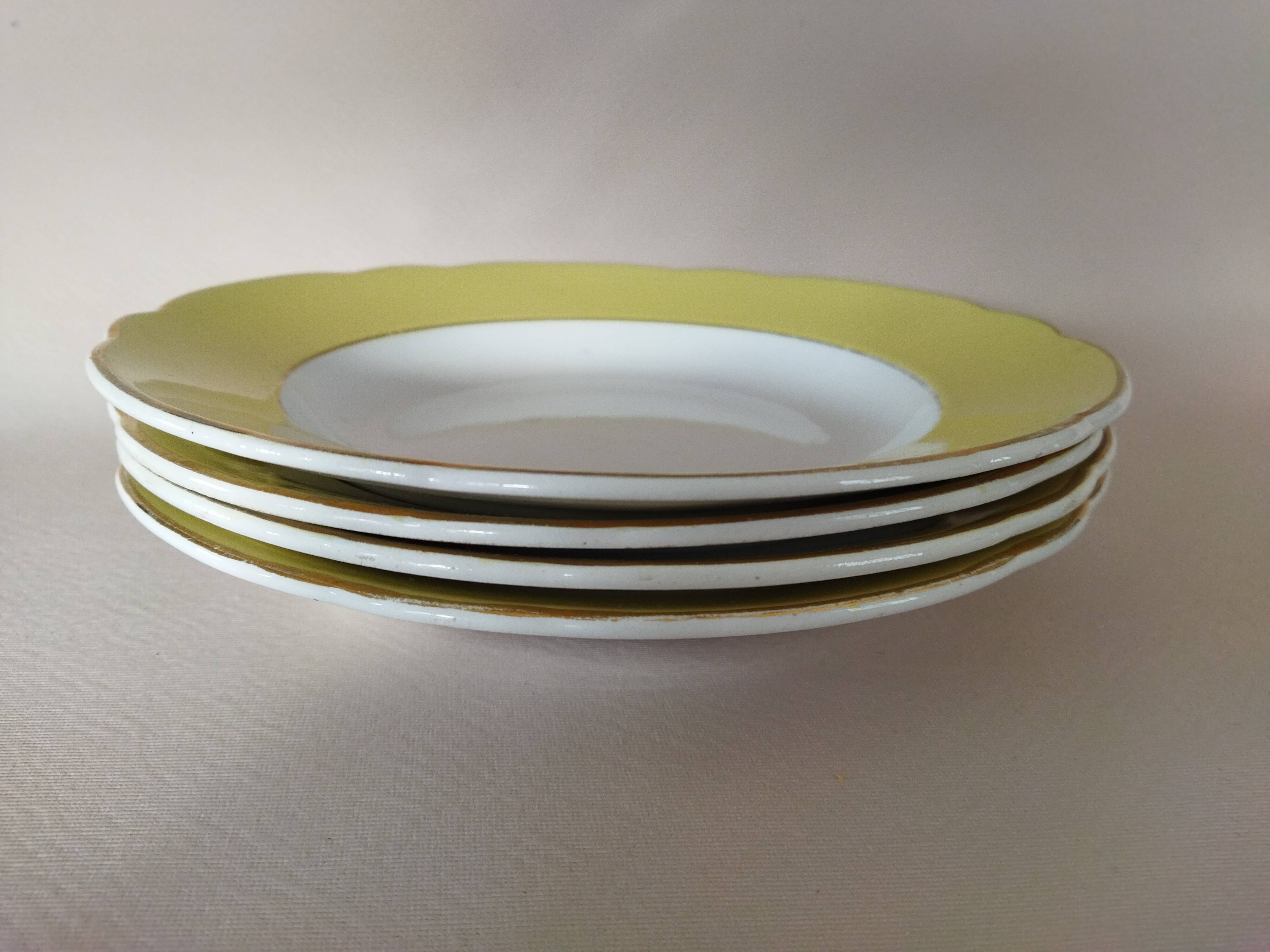 4 hollow plates KG Lunéville Badonviller, Daffodil model