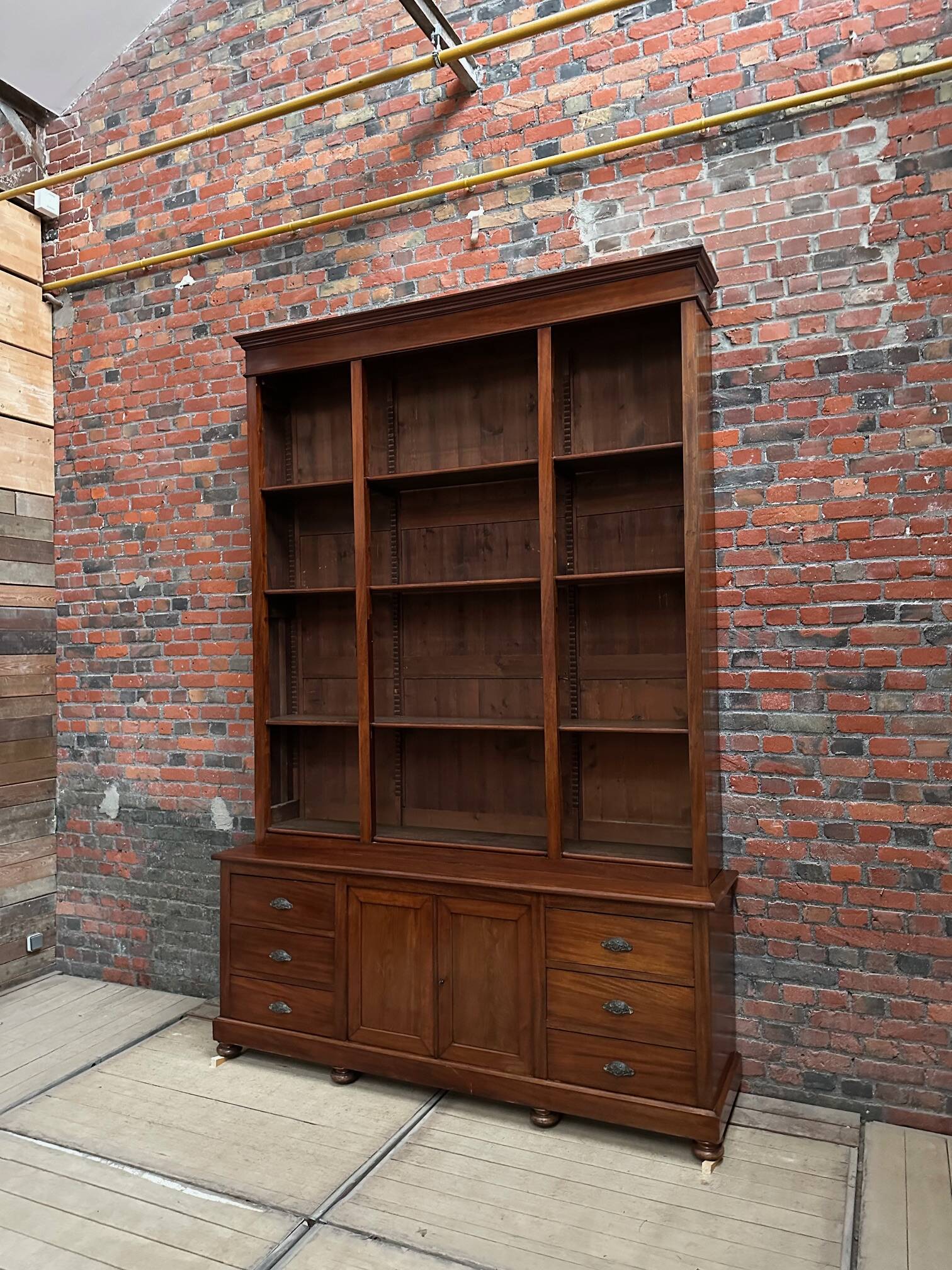 Huge Pharmacy Cabinet from the End of the 19th Century