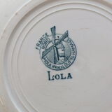 3 hollow plates Moulin des Loups & Hamage service Lola