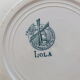 3 hollow plates Moulin des Loups & Hamage service Lola