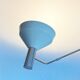 Mid-century minimalist Swiss table lamp with a clamp by Rosemarie and Rico Baltensweiler for Baltensweiler, 1950s.