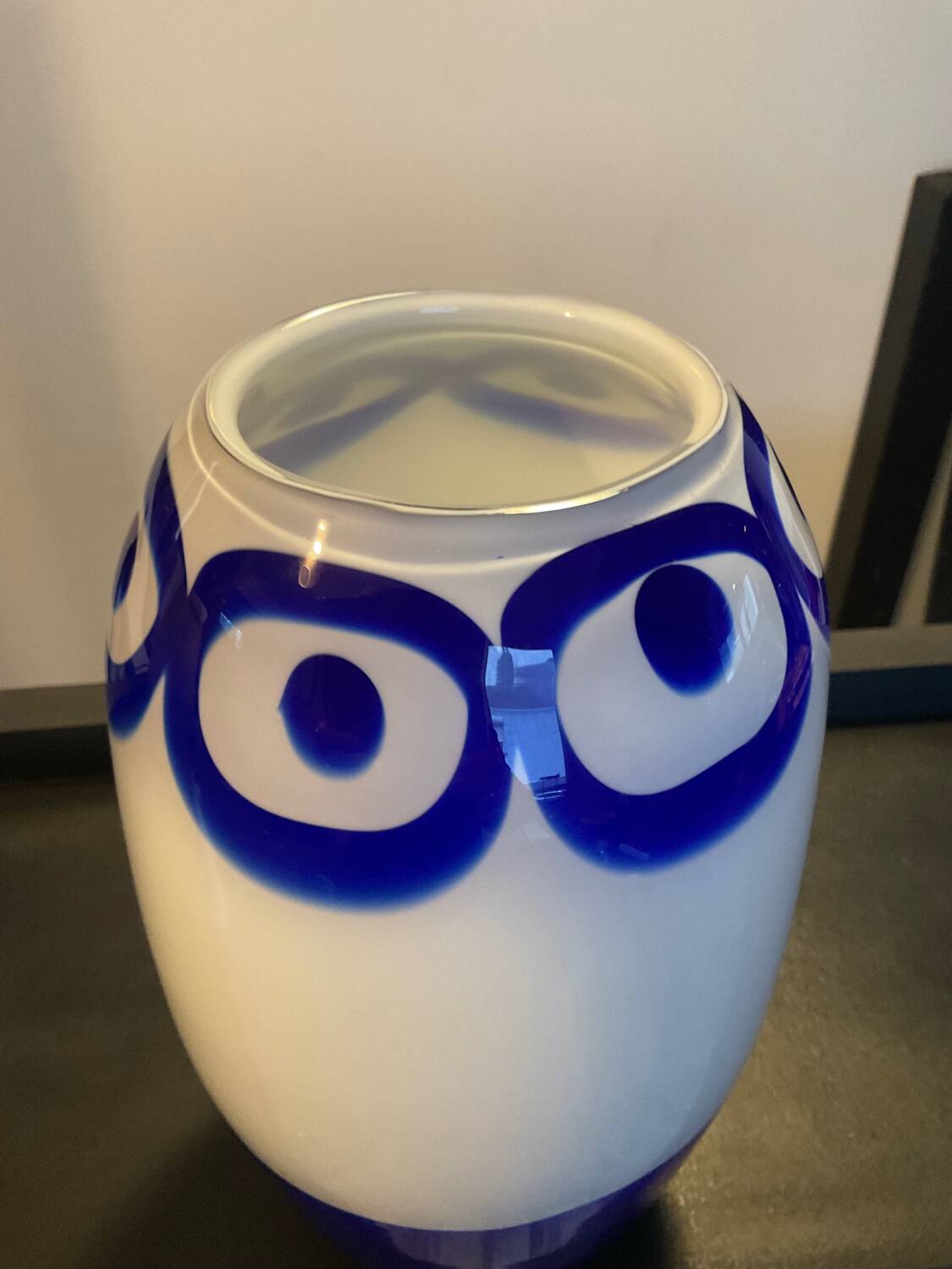 Murano blown glass vase