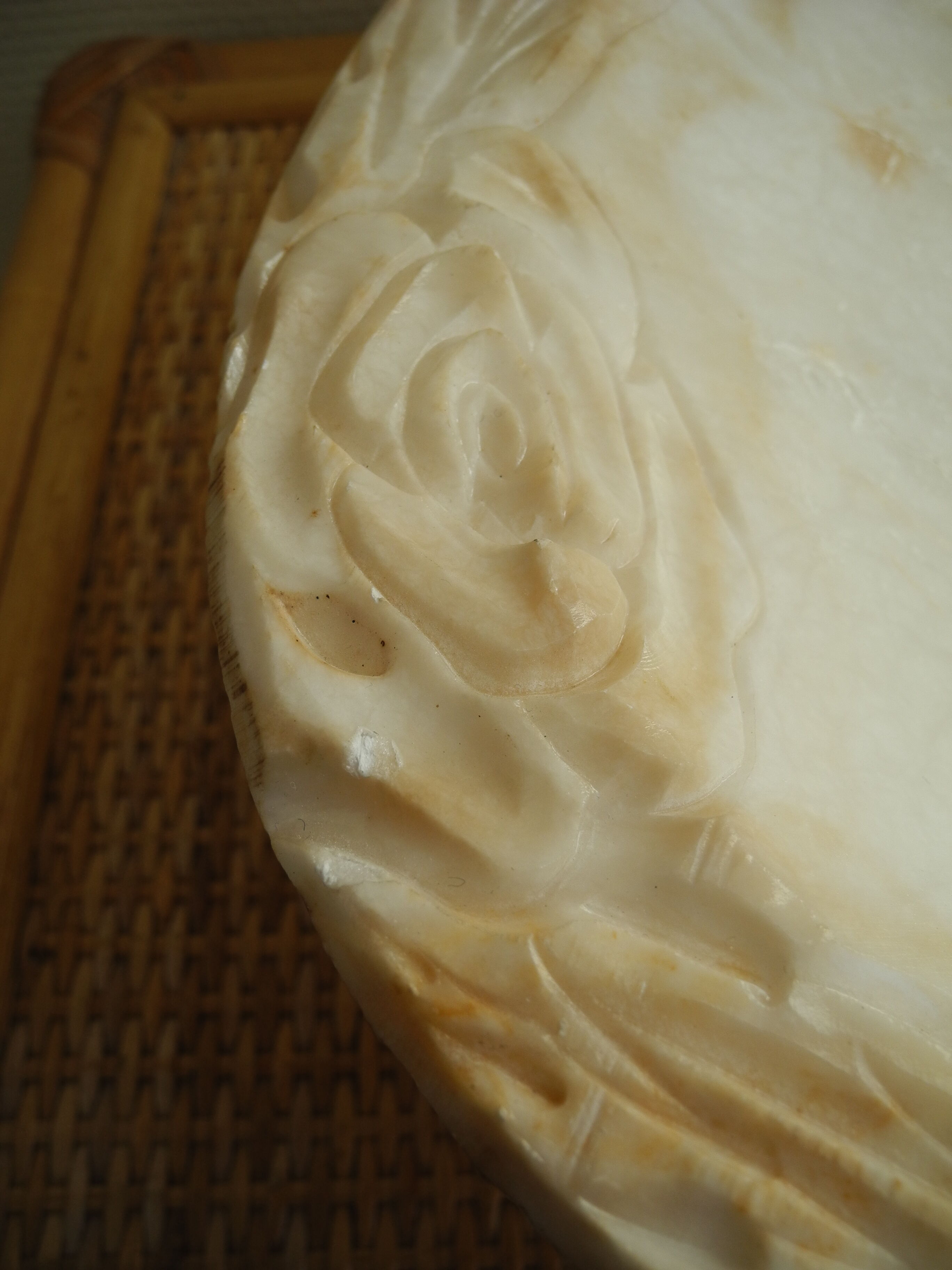 Decorative alabaster cup, vintage alabaster cup