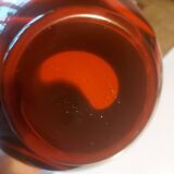Vintage red opaline vase