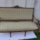 Louis XVI style bench and armchair