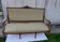 Louis XVI style bench and armchair