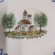 Vintage France Landscape Decor Plate