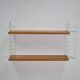 String wall shelf by kajsa & Nisse Strinning  1960s Scandinavian