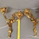 Antique Pair of Wall Sconces Candle Holders Louis XV Rococo Gilt Bronze