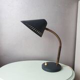 70s swan collar metal desk lamp
