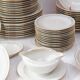 Vaisselle en porcelaine suédoise hackefors / hutschenreuther neuve (54 pcs)