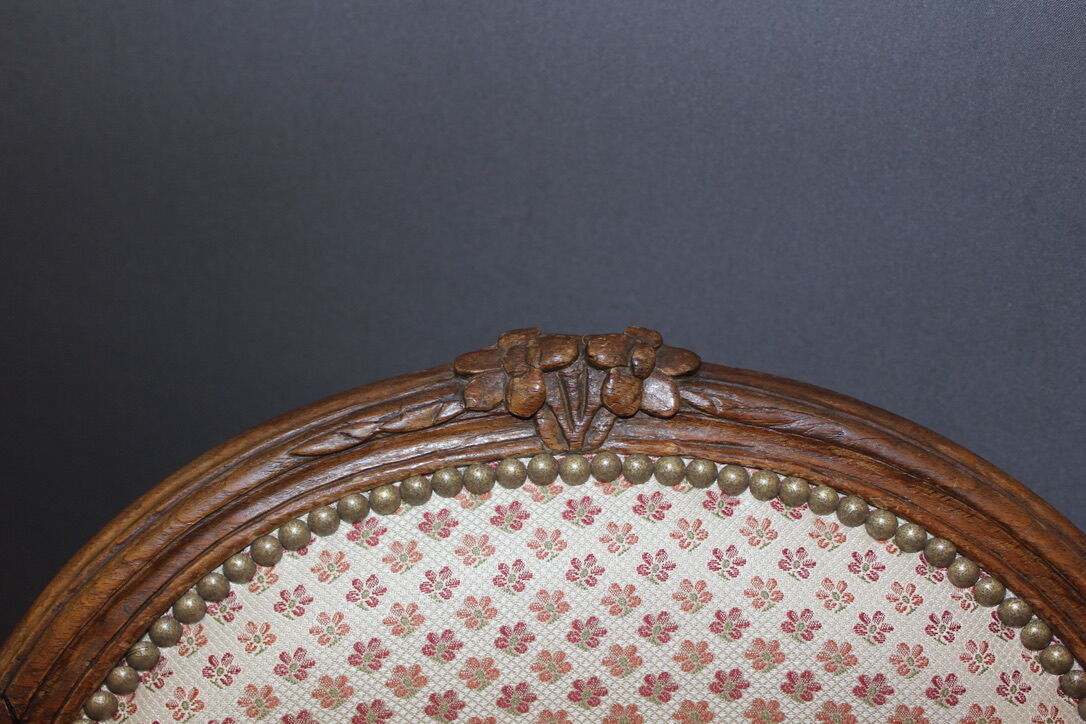 Pair of Louis XV period convertible armchairs