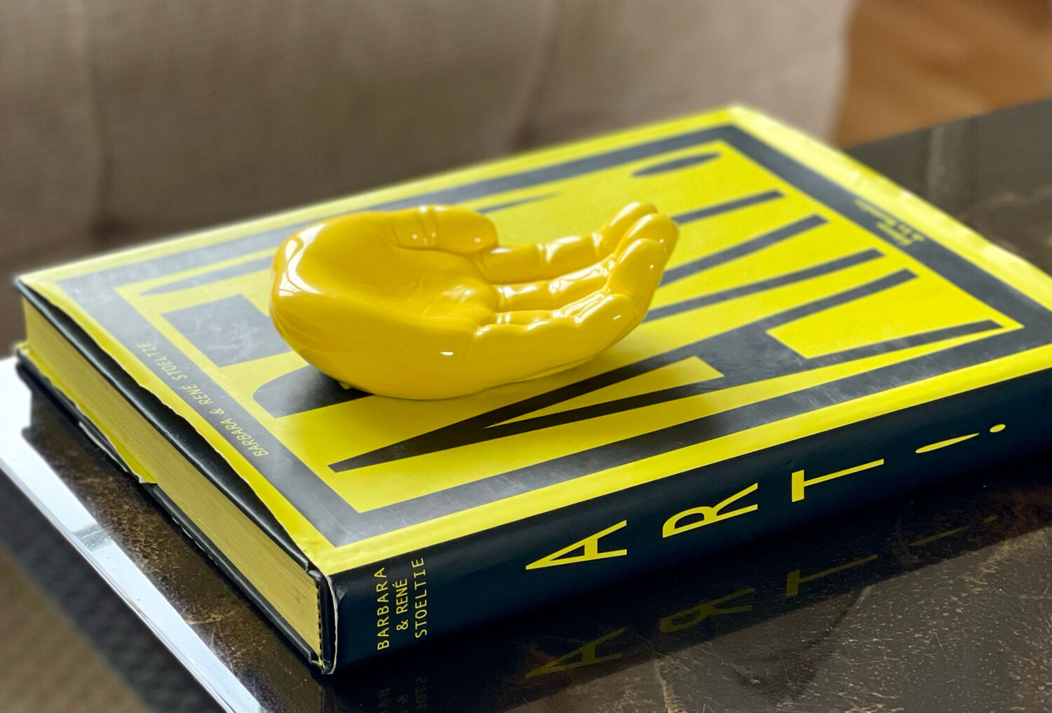 Empty vintage hand pocket