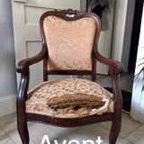 Fauteuil cabriolet ancien
