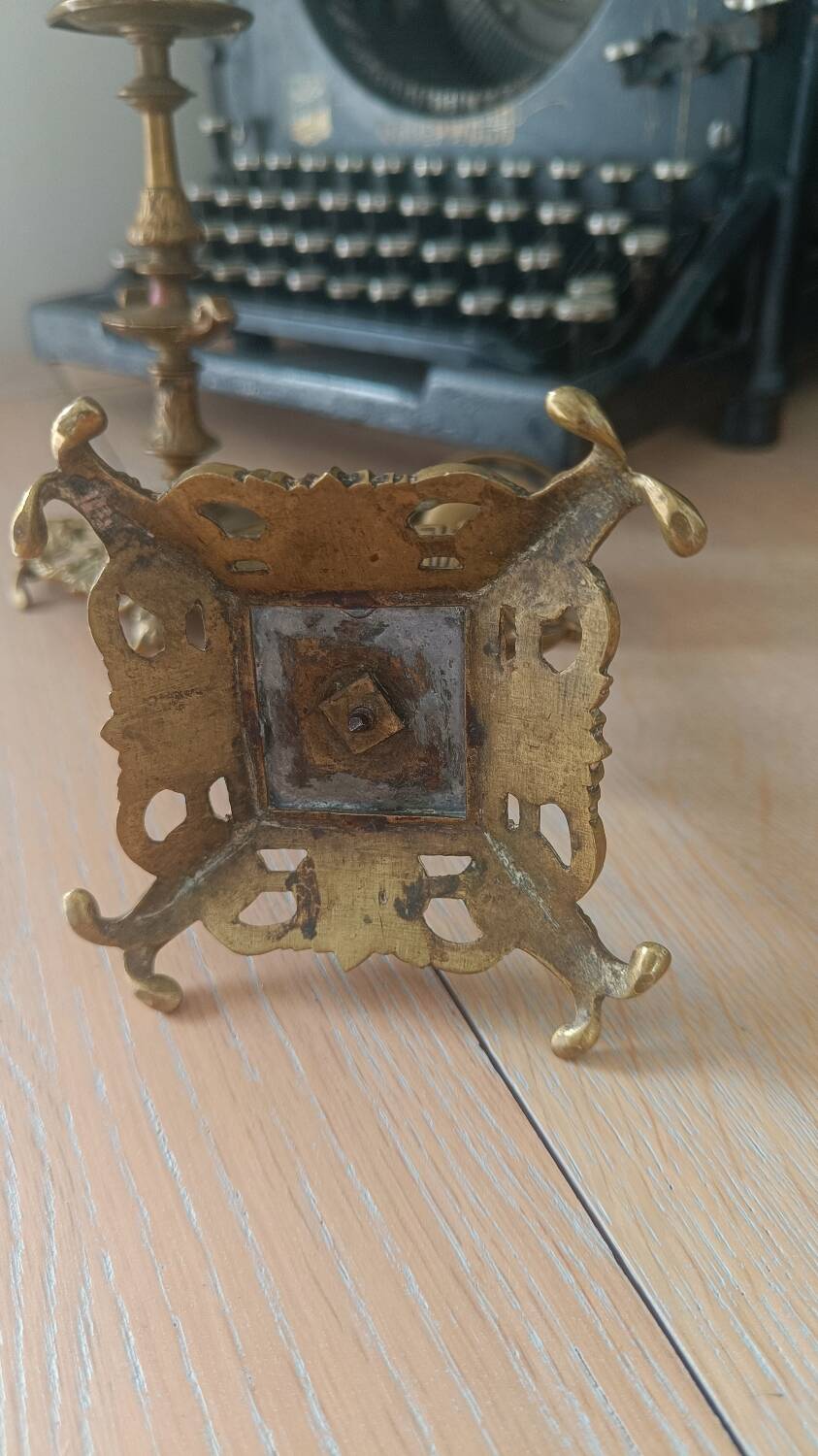 Antique baroque candlesticks