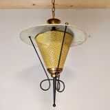 Suspension in perforated sheet metal