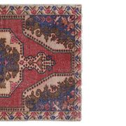 Vintage Turkish rug from Oushak, hand-woven 135x220 cm