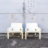 Vicario Armchairs by Vico Magistretti for Artemide, Italy 1971