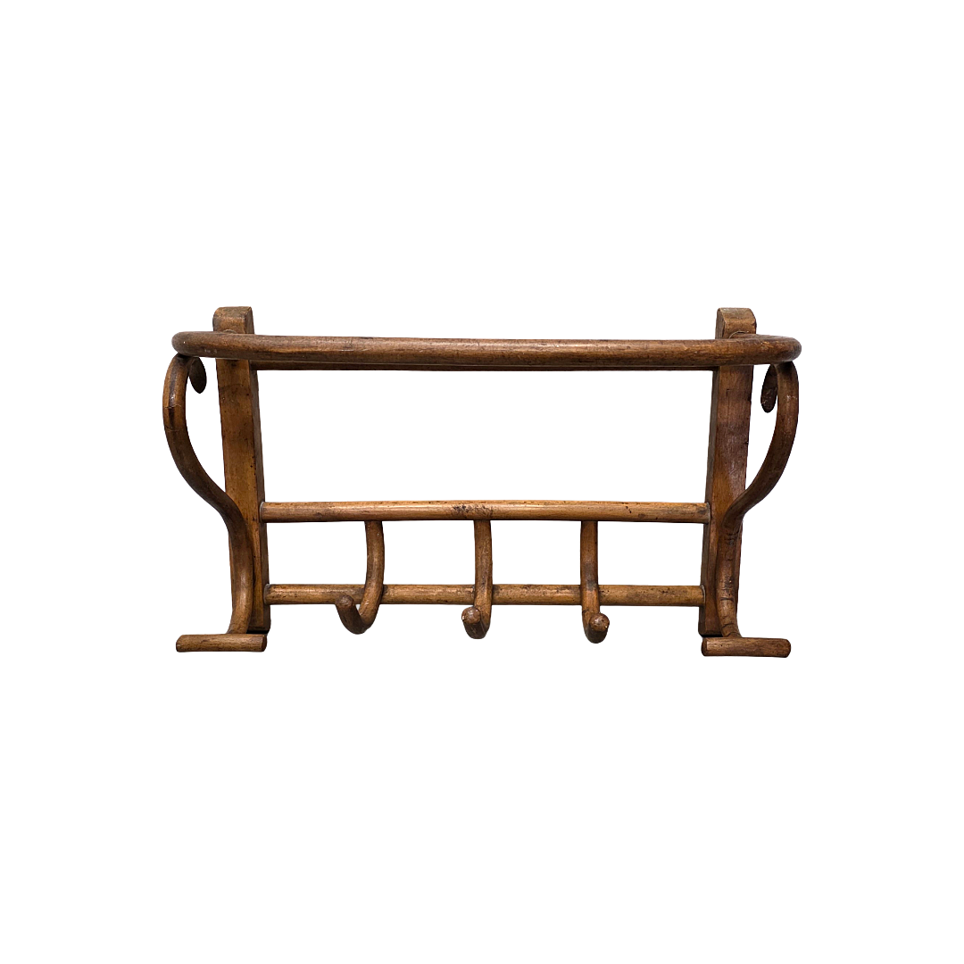 Art Nouveau Wall Coat Rack By Fisschel, 1920/30s