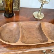 Plateau en bois vintage 41,5cm