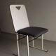 4 chaises en métal blanc par Yrjö Kukkapuro pour Avarte, Finlande, années 1980