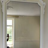Very large old mirror Louis XV style  125x193cm