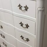 Louis xv-style cream white rag maker