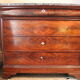 Commode Louis Philippe, XIX°,en acajou, marbre Sainte-Anne