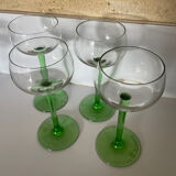 4 white wine glasses from Alsace Heim