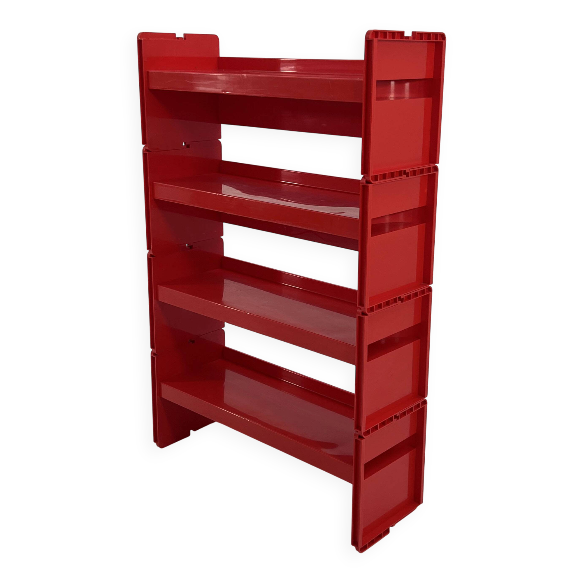 Modular shelf Jeep red by De Pas, D'Urbino & Lomazzi for BBB 1970