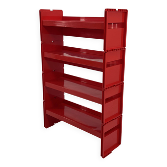 Modular shelf Jeep red by De Pas, D'Urbino & Lomazzi for BBB 1970