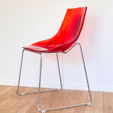 Lot 4 chairs Dal Segno red