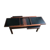 Coffee table with sliding tops