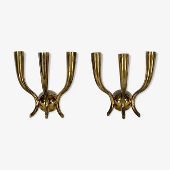 Mid-century modern set of two sconces