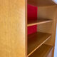 1950s vintage oak bookshelf.